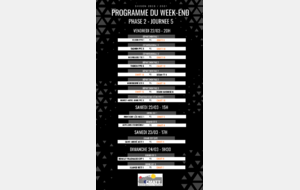 Championnat J5 | Programme