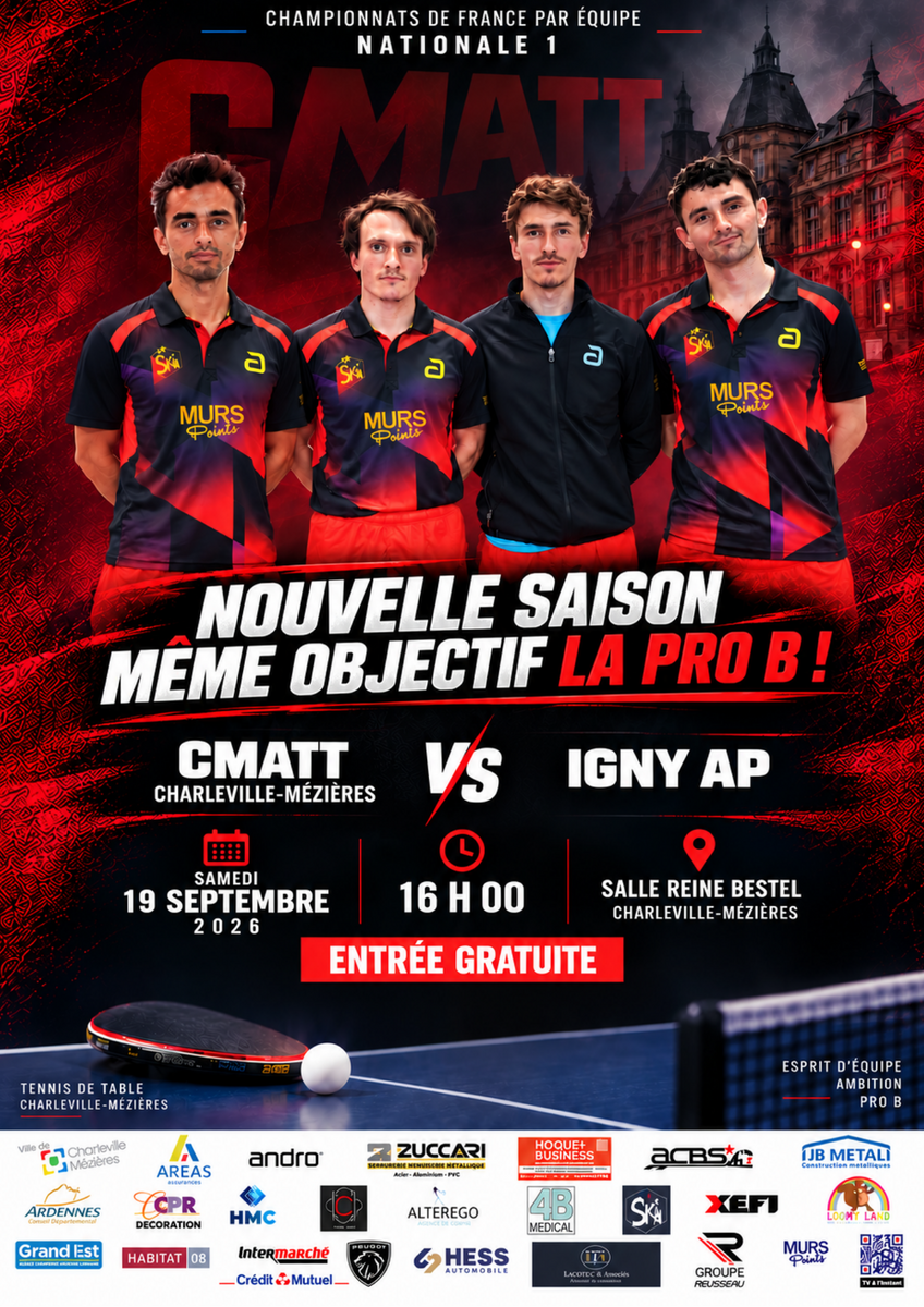 Nationale 1 | CMATT vs Igny AP
