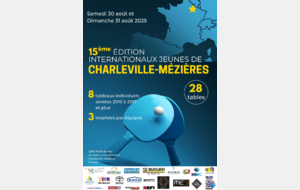 Internationaux Jeunes de Charleville-Mézières 2025