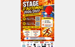 Stage Toussaint n°2