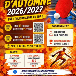 Stage Toussaint n°2
